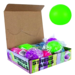 Neon Stress Ball - 6cm, assorted colours